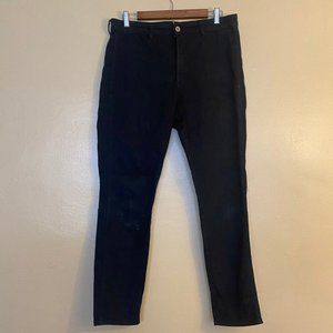 Black High Rise Skinny Jeans Size 32